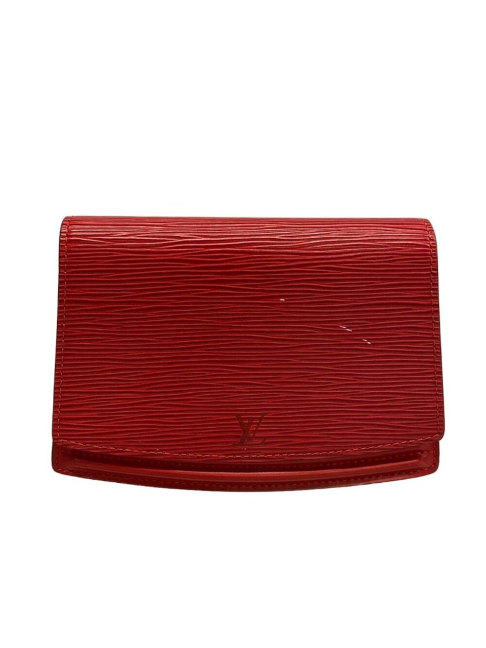 Louis Vuitton Waist Pouch Epi Bag Tilsit Castilian Red Leather